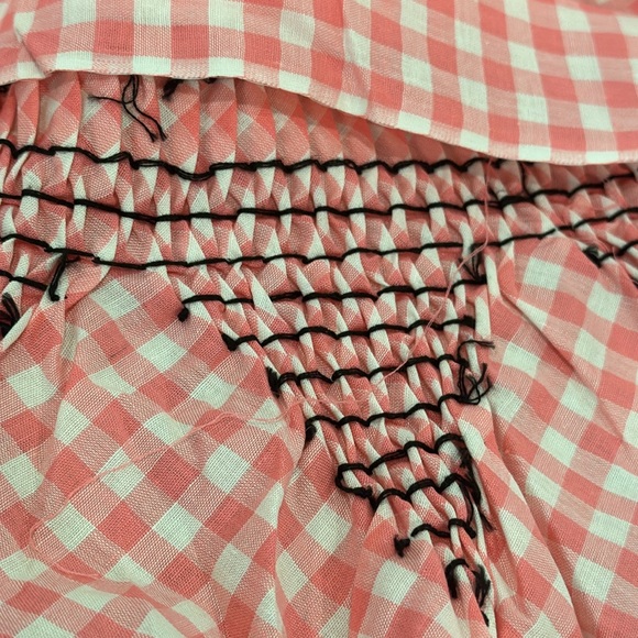 Vintage Hand-smocked Apron - Picture 4 of 5